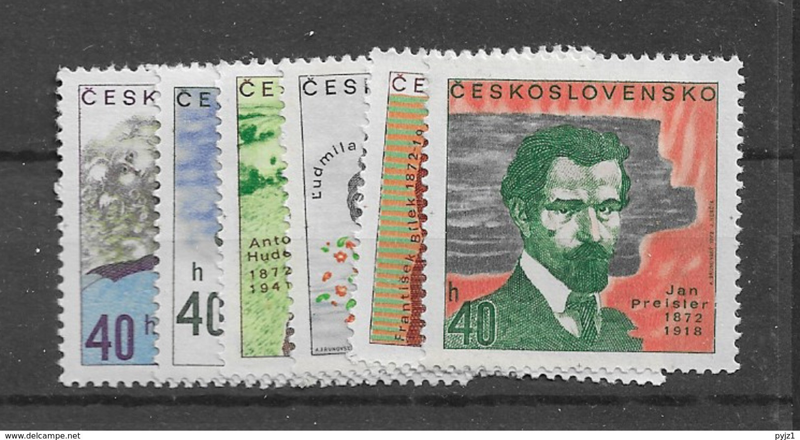 1972 MNH  Tschechoslowalei,Michel 2073-76,  Postfris** - Unused Stamps