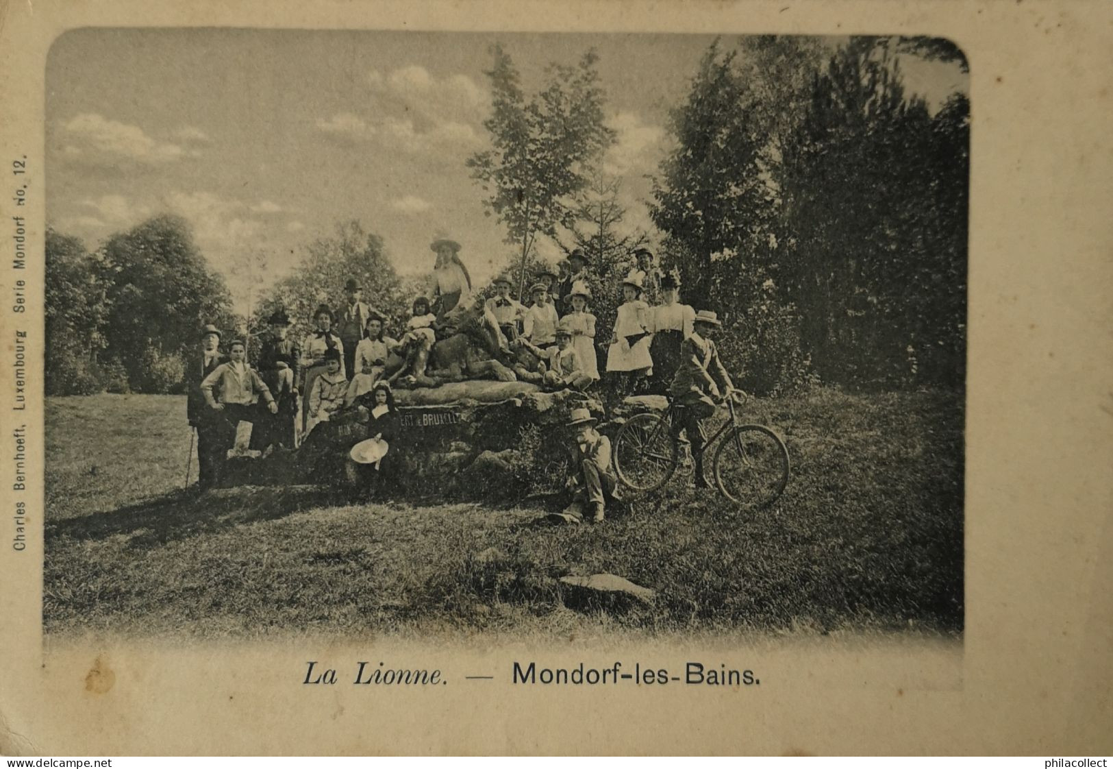 Mondorf Les Bains   (Luxembourg)  La Lionne Ca 1900 - Bad Mondorf