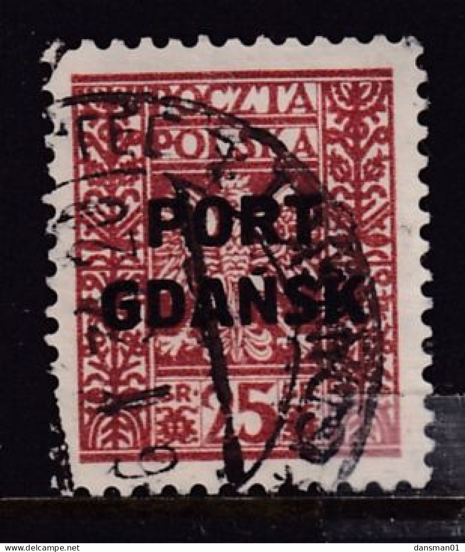 POLAND Port Gdansk 1929 Fi 19 Used - Occupazioni