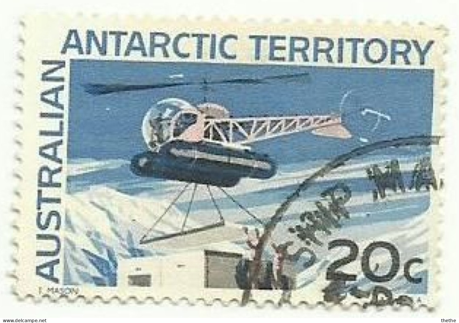 Territoire Antarctique Australien - Helicoptére - Oblitérés