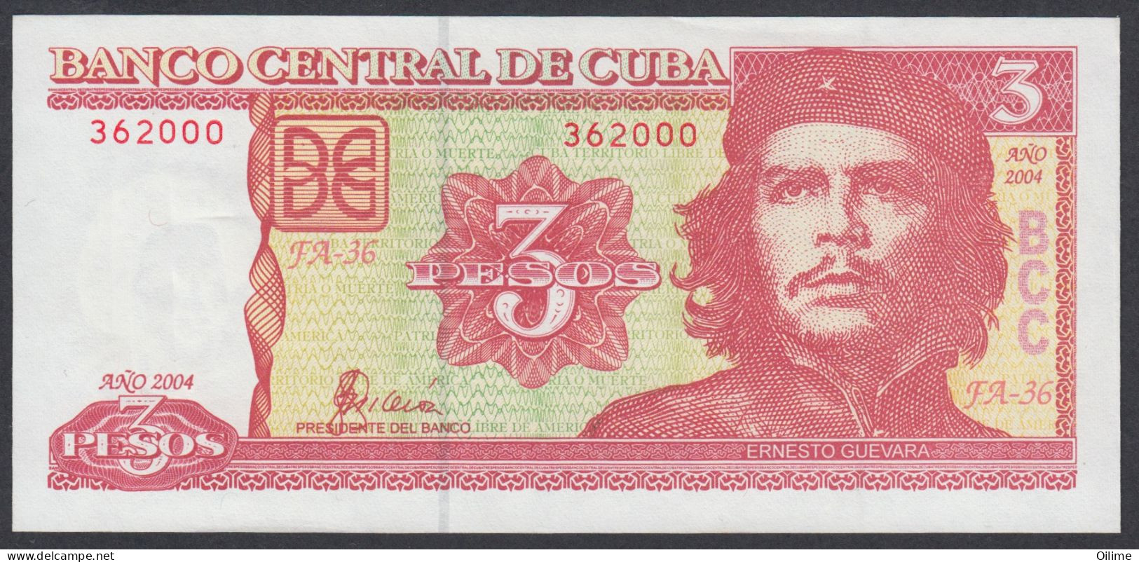 CUBA 2004. BILLETE DEL CHÉ. UNC - Other - America