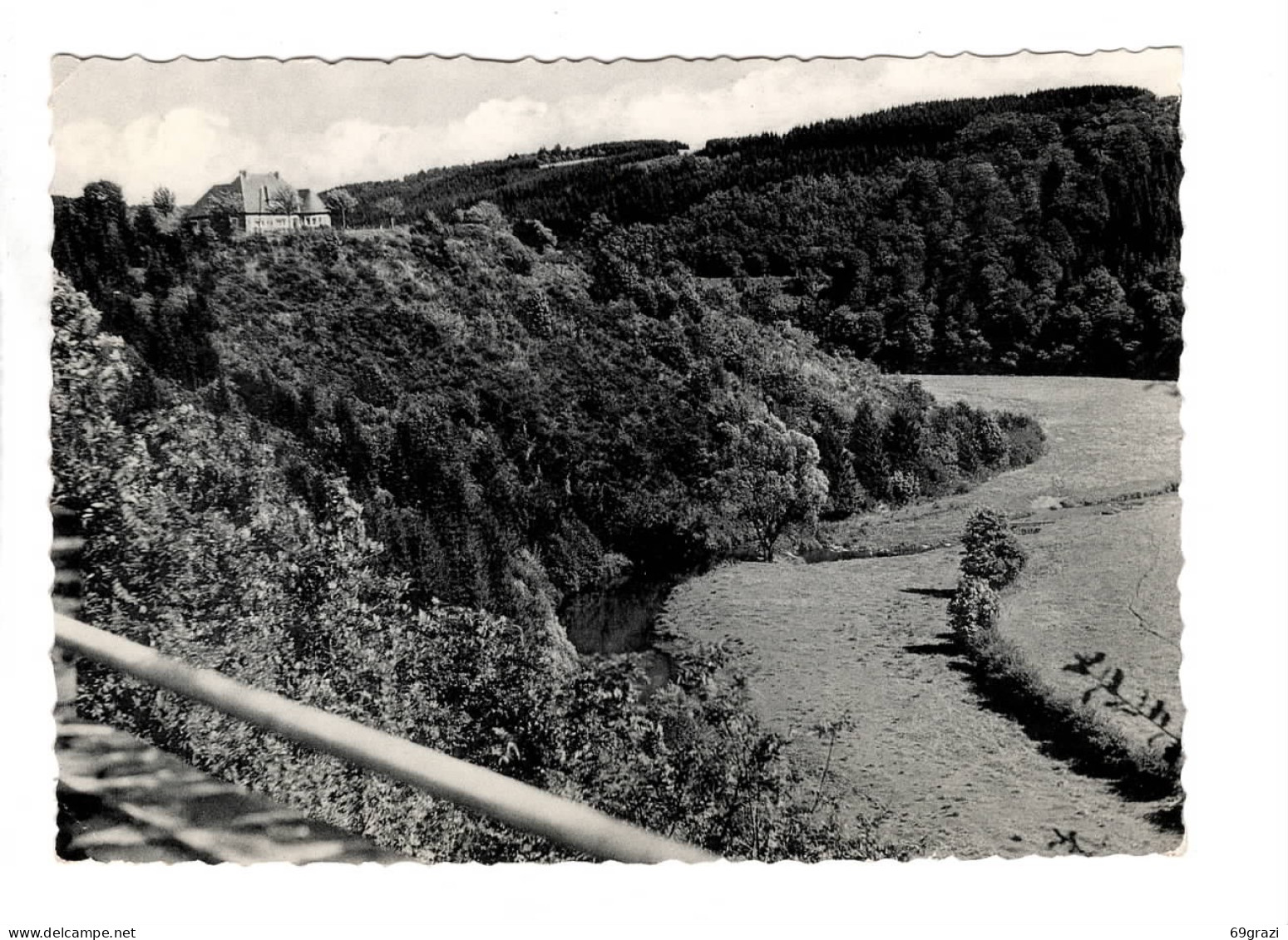 Martelange - Vallée De La Sûre - Frontière Belgo-Luxembourgeoise ( Gelaufen AK ) - Martelange