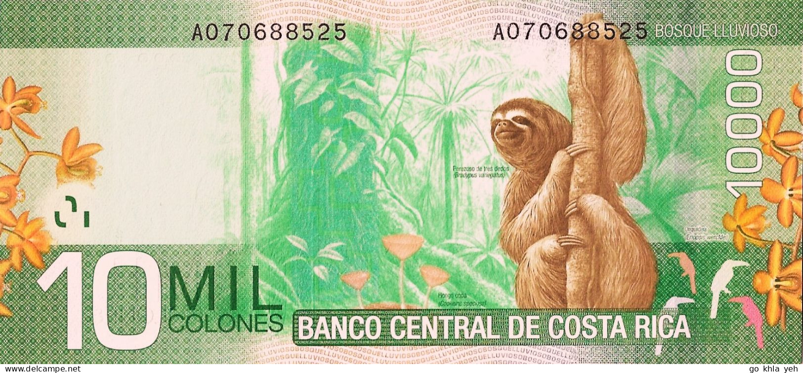 COSTA RICA  2009 10000 Colon - P.277a  Neuf UNC - Costa Rica