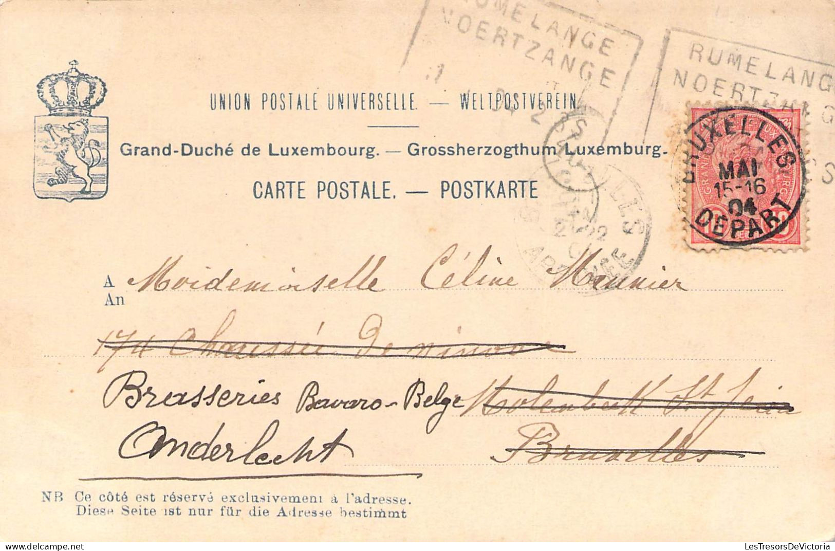 BELGIQUE - LUXEMBOURG - Paroisse Du Grund - Carte Postale Ancienne - Sonstige & Ohne Zuordnung
