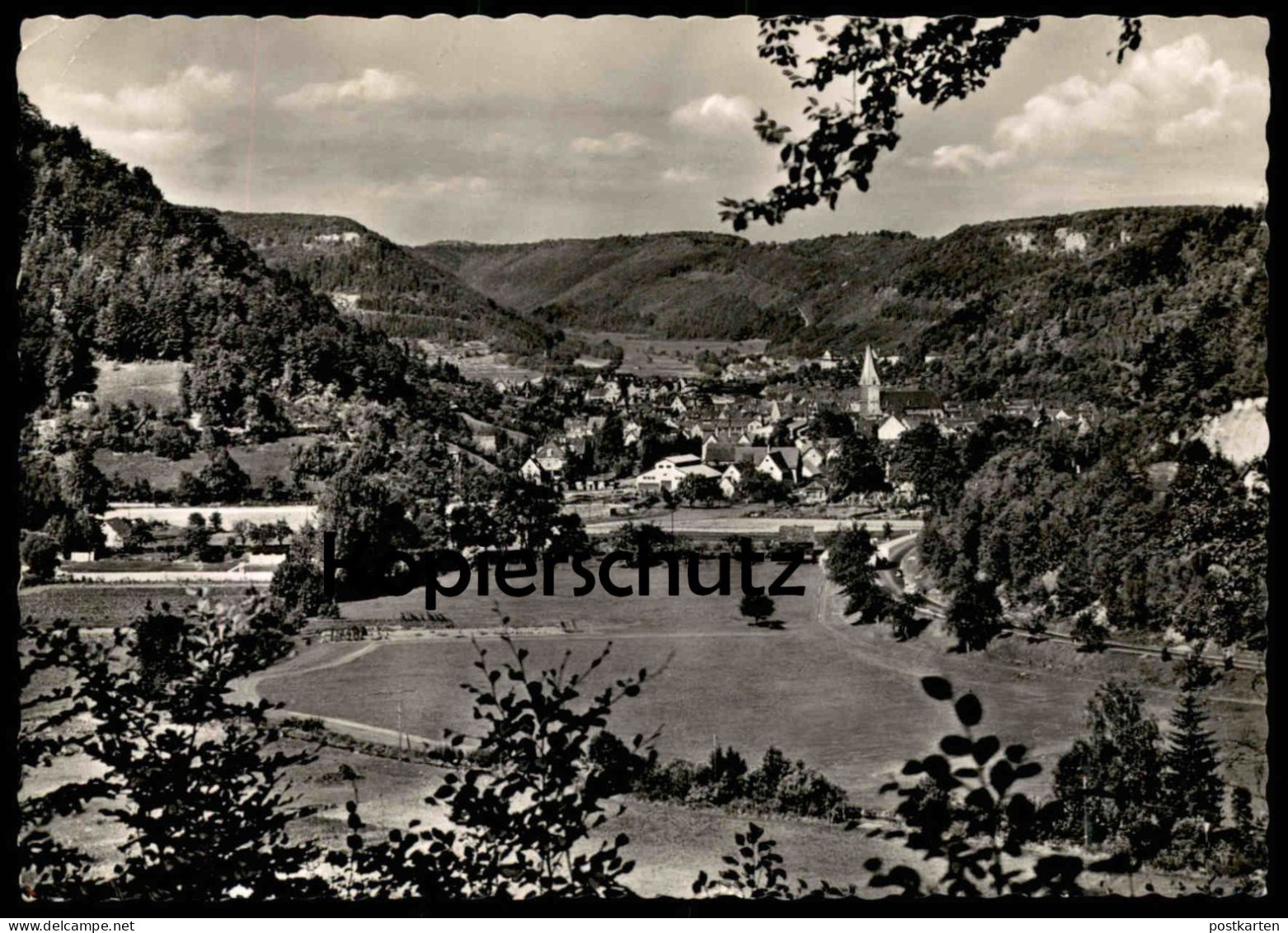 ÄLTERE POSTKARTE FÜNFTÄLERSTADT GEISLINGEN AN DER STEIGE PANORAMA  GESAMTANSICHT TOTALANSICHT Ansichtskarte Cpa Postcard - Geislingen