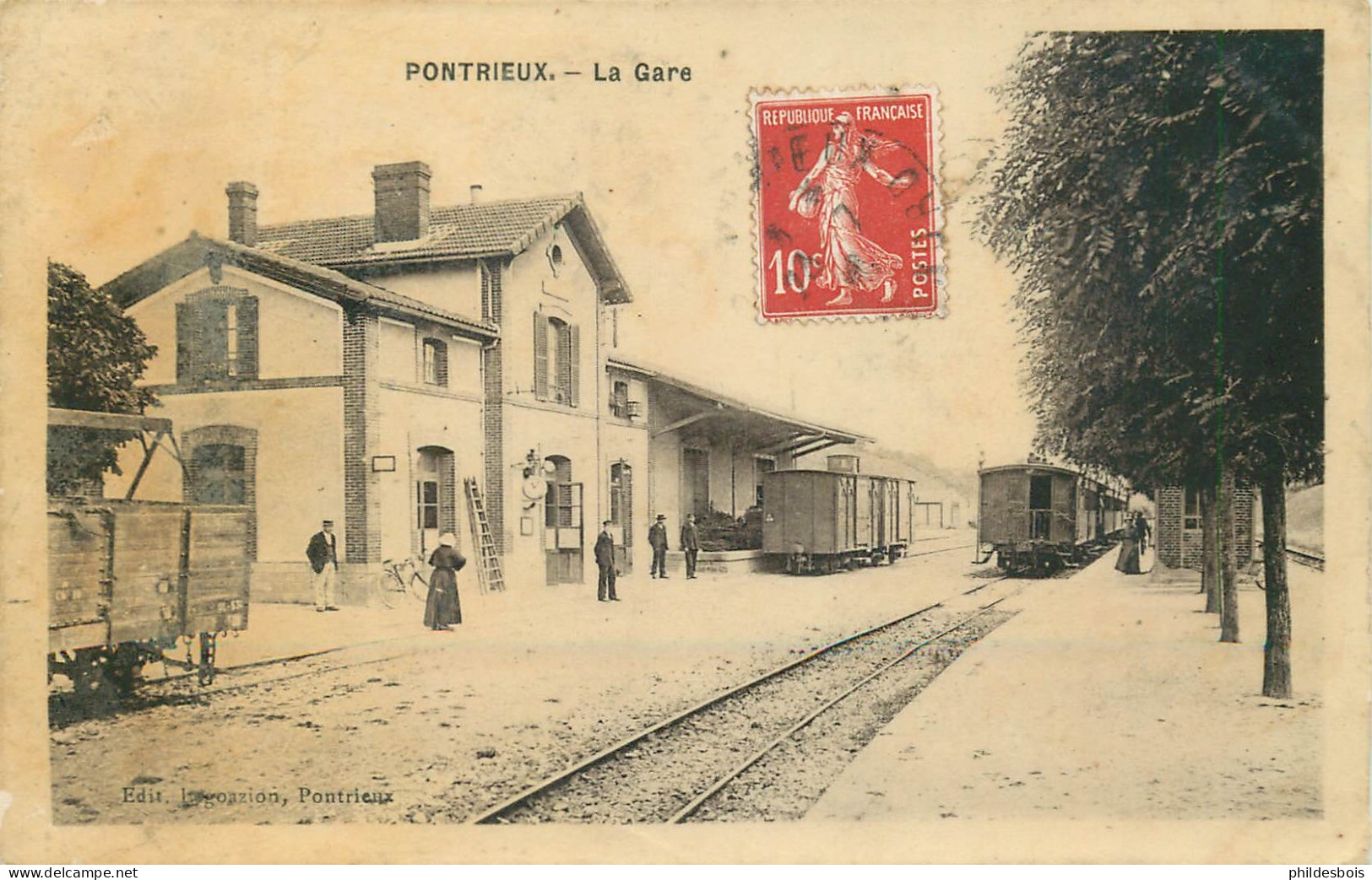 COTES D'ARMOR   PONTRIEUX   La Gare - Pontrieux
