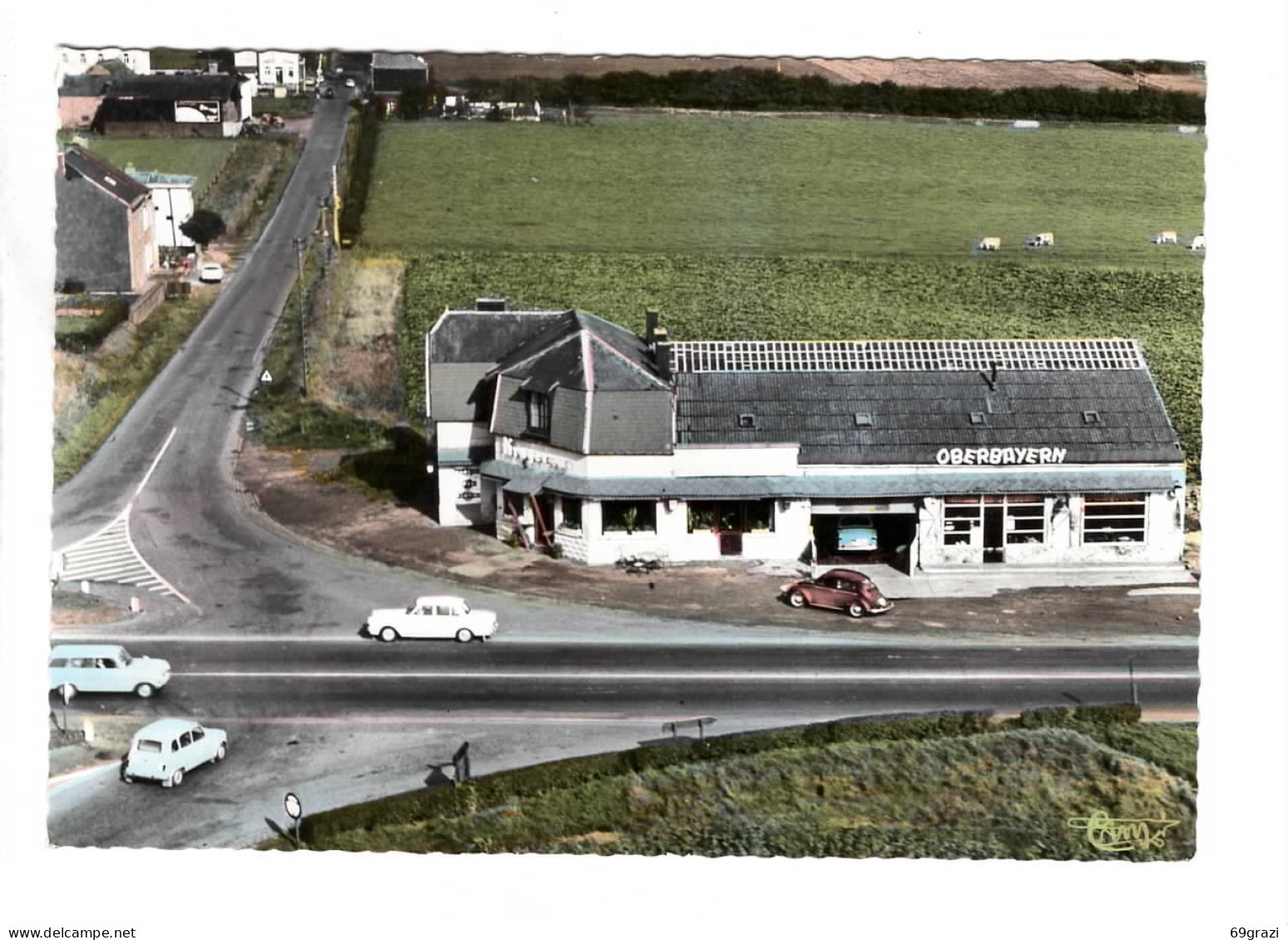 Bovesse Vue Aérienne Carrefour Didi VW Cox Oberbayern - La Bruyère