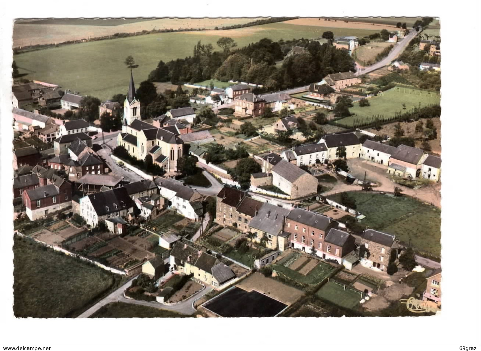 Assesse Vue Générale Aérienne - Assesse