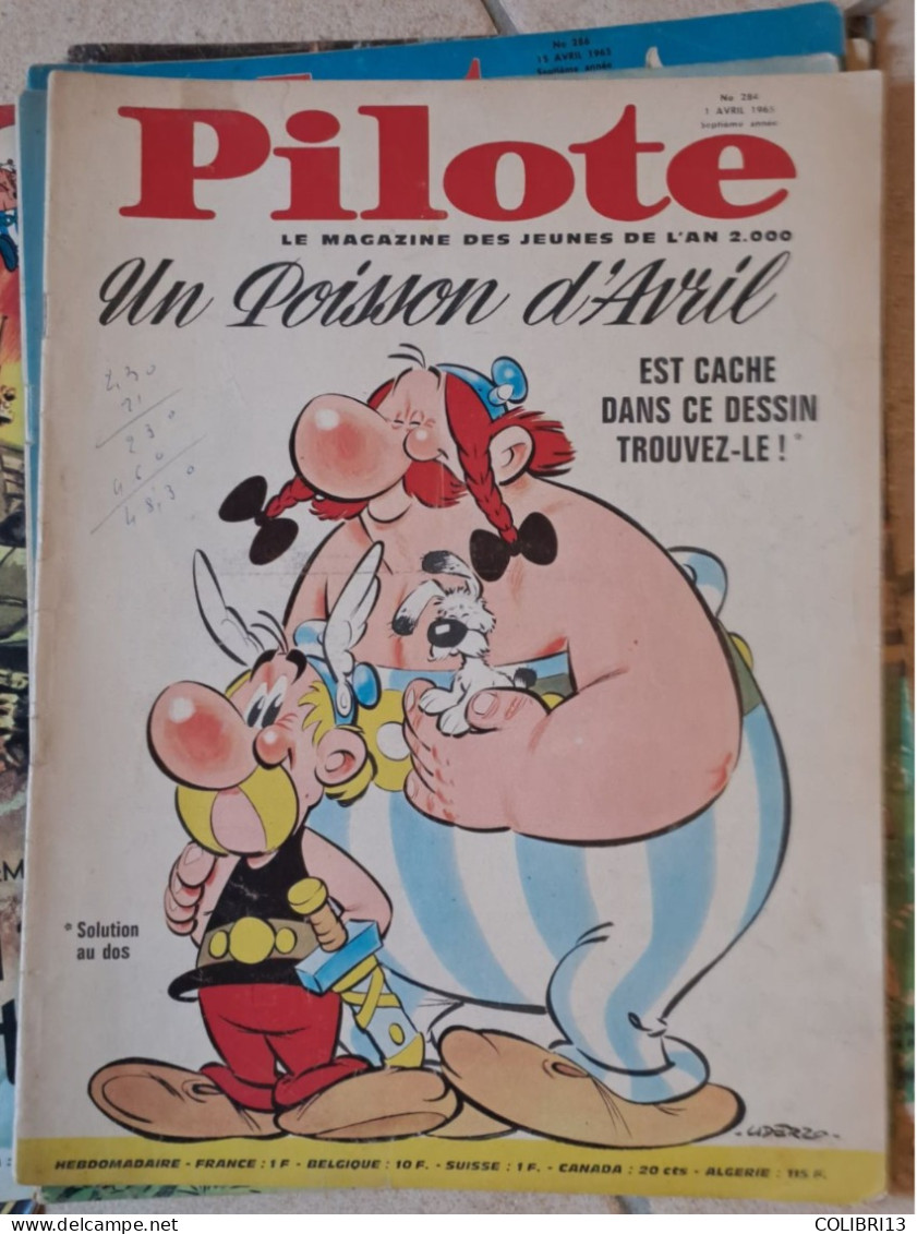 Equivalent RELIE PILOTE N°25 N°s 283 à 292 10 N°s 48 Pages Tous Complets  Cabu Dingodossiers Poïvet, Delync Achille - Paquete De Libros