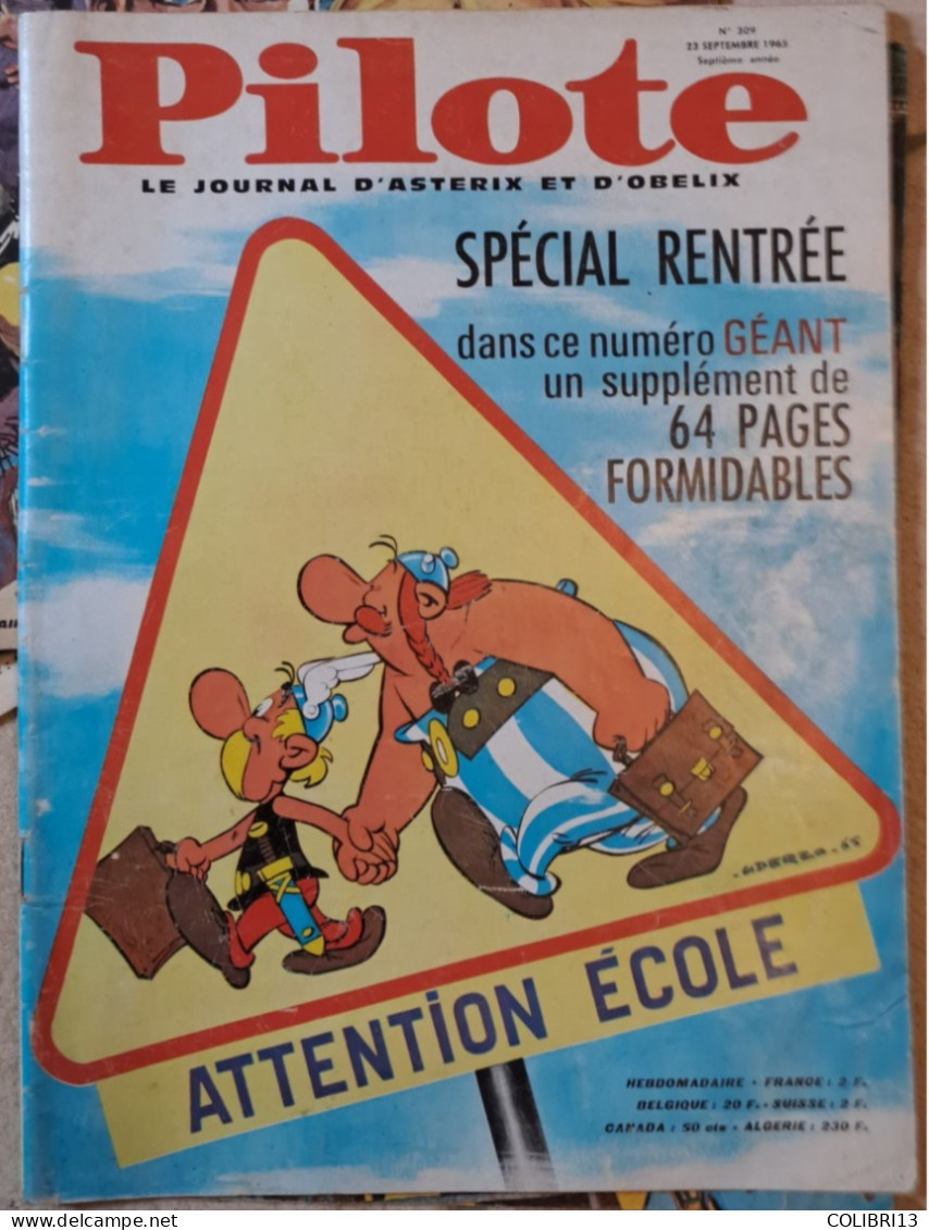 Equivalent RELIE PILOTE N°25 N°s 283 à 292 10 N°s 48 Pages Tous Complets  Cabu Dingodossiers Poïvet, Delync Achille - Wholesale, Bulk Lots