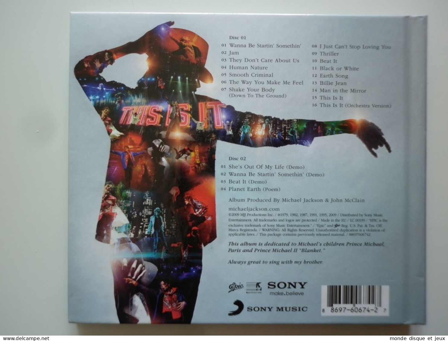 Michael Jackson Double Cd Album Digipack This Is It - Autres - Musique Anglaise