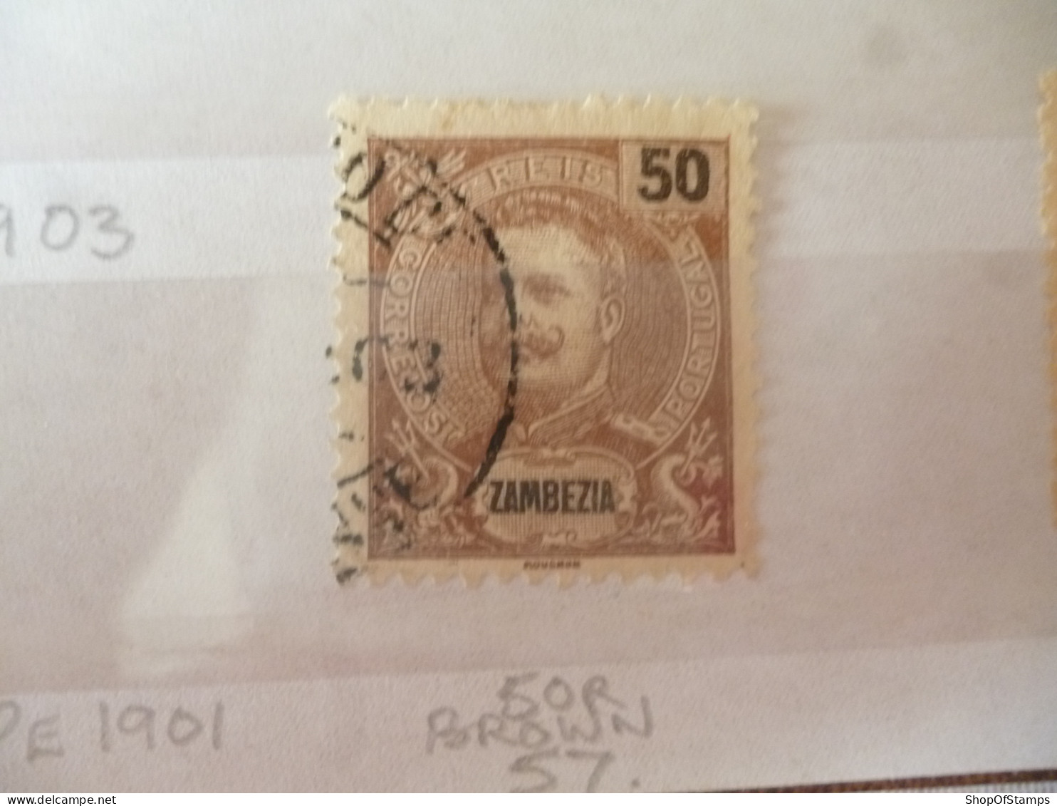 ZAMBEZIA POTUGAL SG 57 USED - Sambesi (Zambezi)