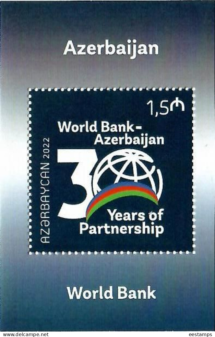 Azerbaijan 2022 . Partnership With World Bank-30y. S/S - Azerbaïjan