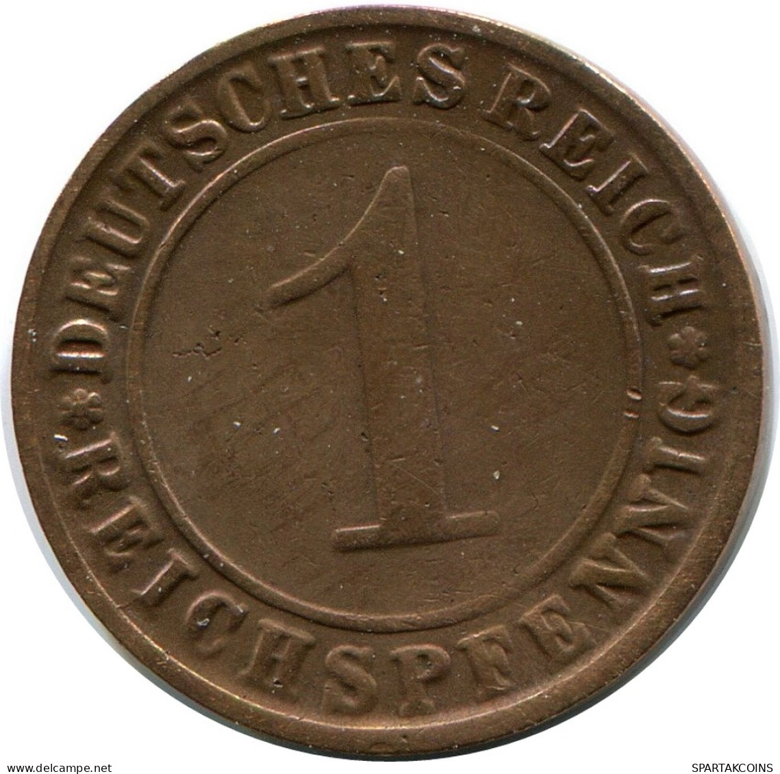 1 REICHSPFENNIG 1925 G ALEMANIA Moneda GERMANY #DB772.E - 1 Rentenpfennig & 1 Reichspfennig