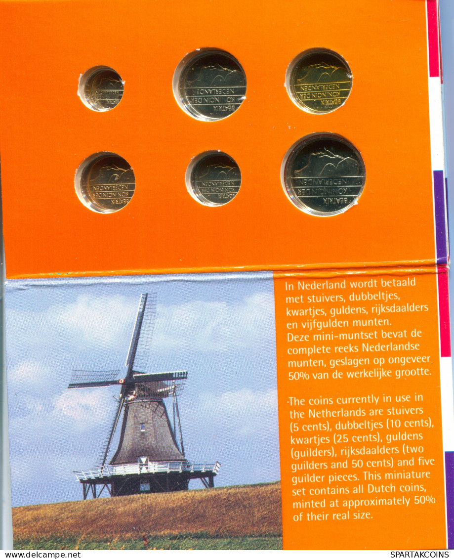 NEERLANDÉS NETHERLANDS 1999 MINI Moneda SET 6 Moneda RARE #SET1050.7.E - Nieuwe Sets & Testkits