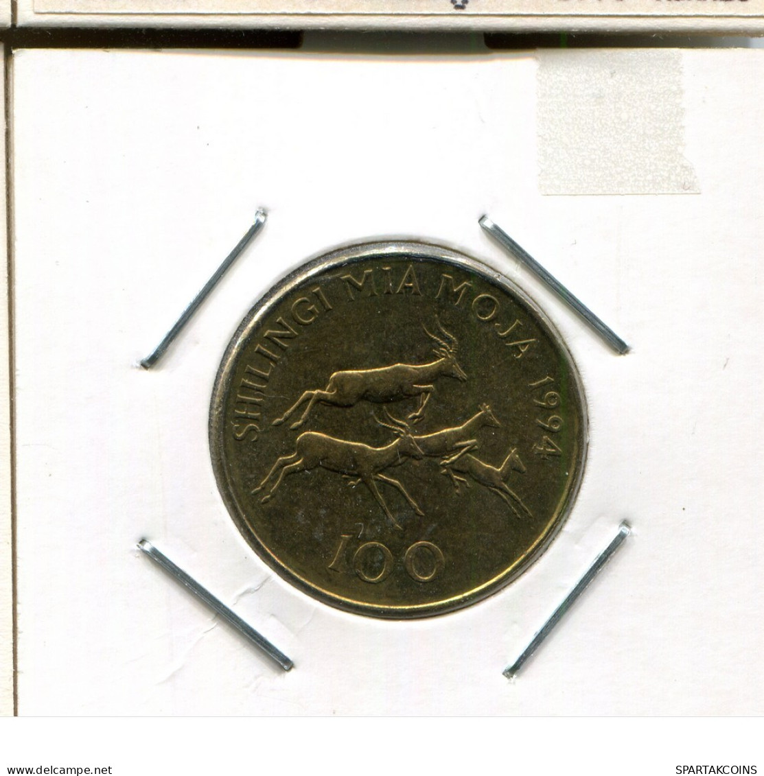 100 SHILLINGI 1994 TANZANIA Moneda #AS362.E - Tanzanie