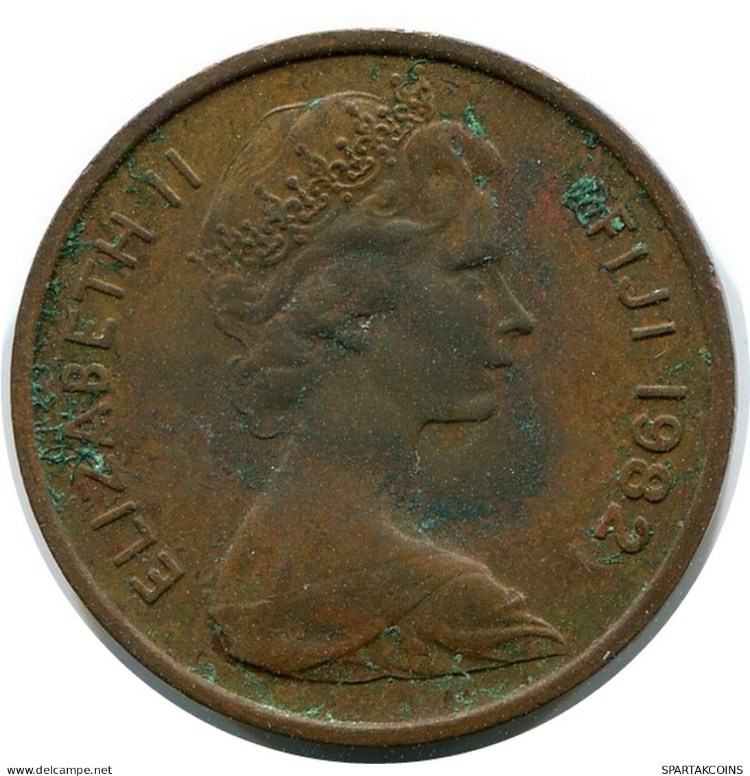 1 CENT 1982 FIDJI FIJI Pièce #BA152.F - Fidschi