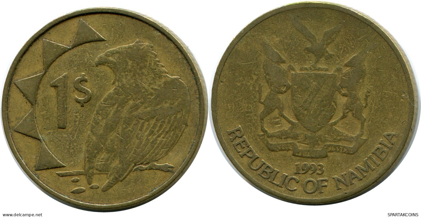 1 DOLLAR 1993 NAMIBIE NAMIBIA Pièce #AP909.F - Namibie