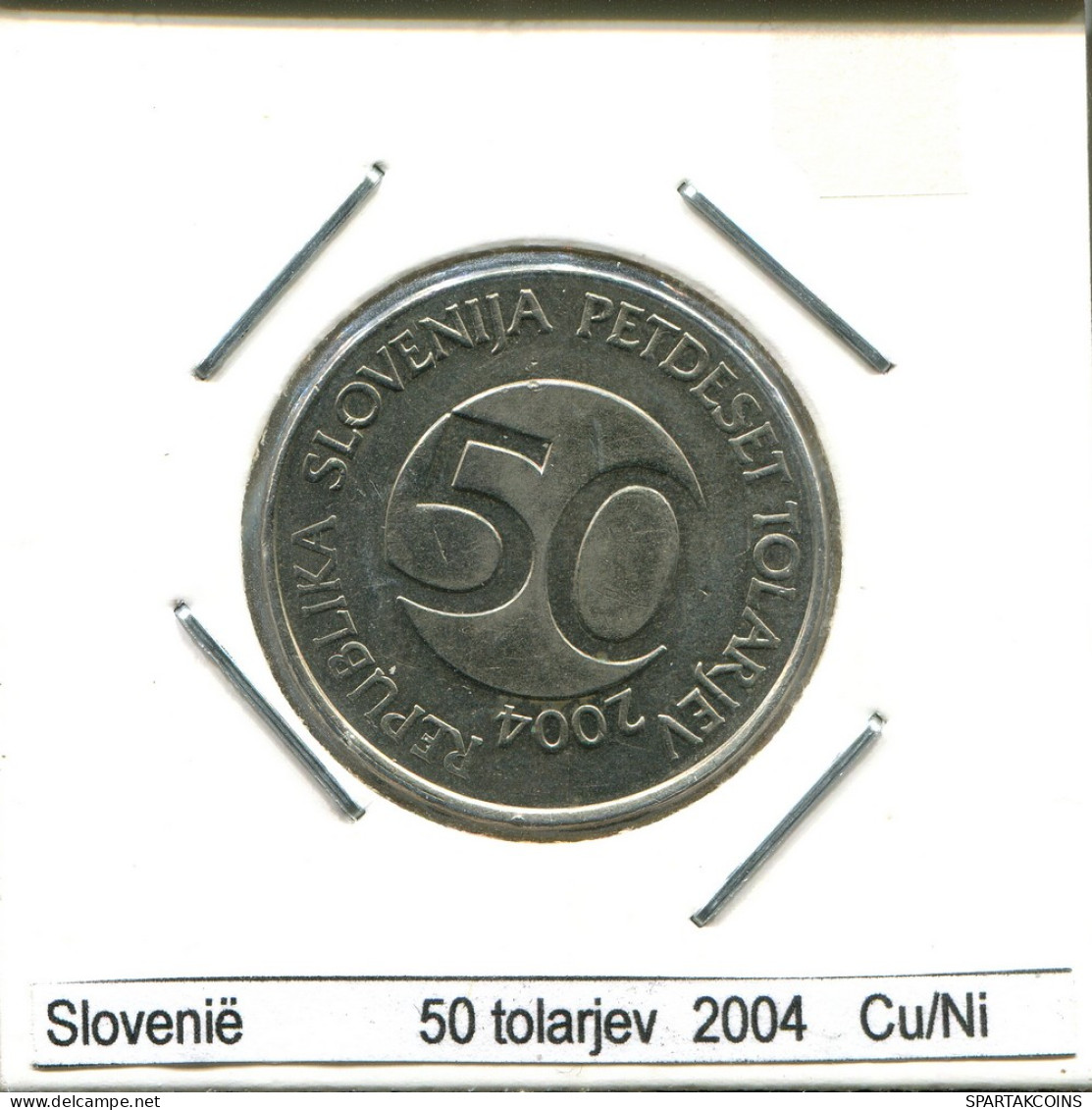 50 TOLARJEV 2004 SLOVÉNIE SLOVENIA Pièce #AS572.F - Slovenië