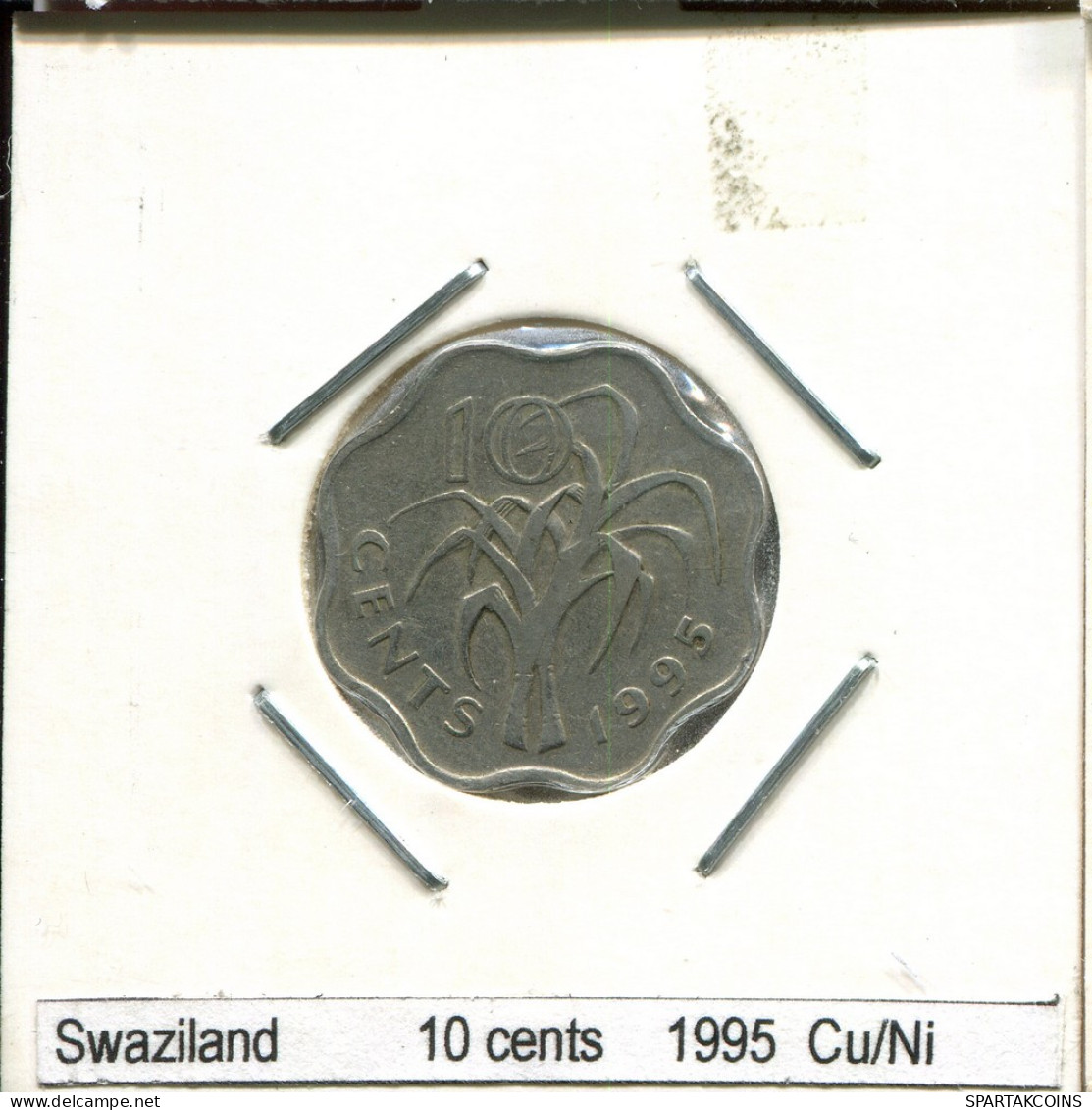 10 CENTS 1995 SWAZILAND Pièce #AS316.F - Swasiland