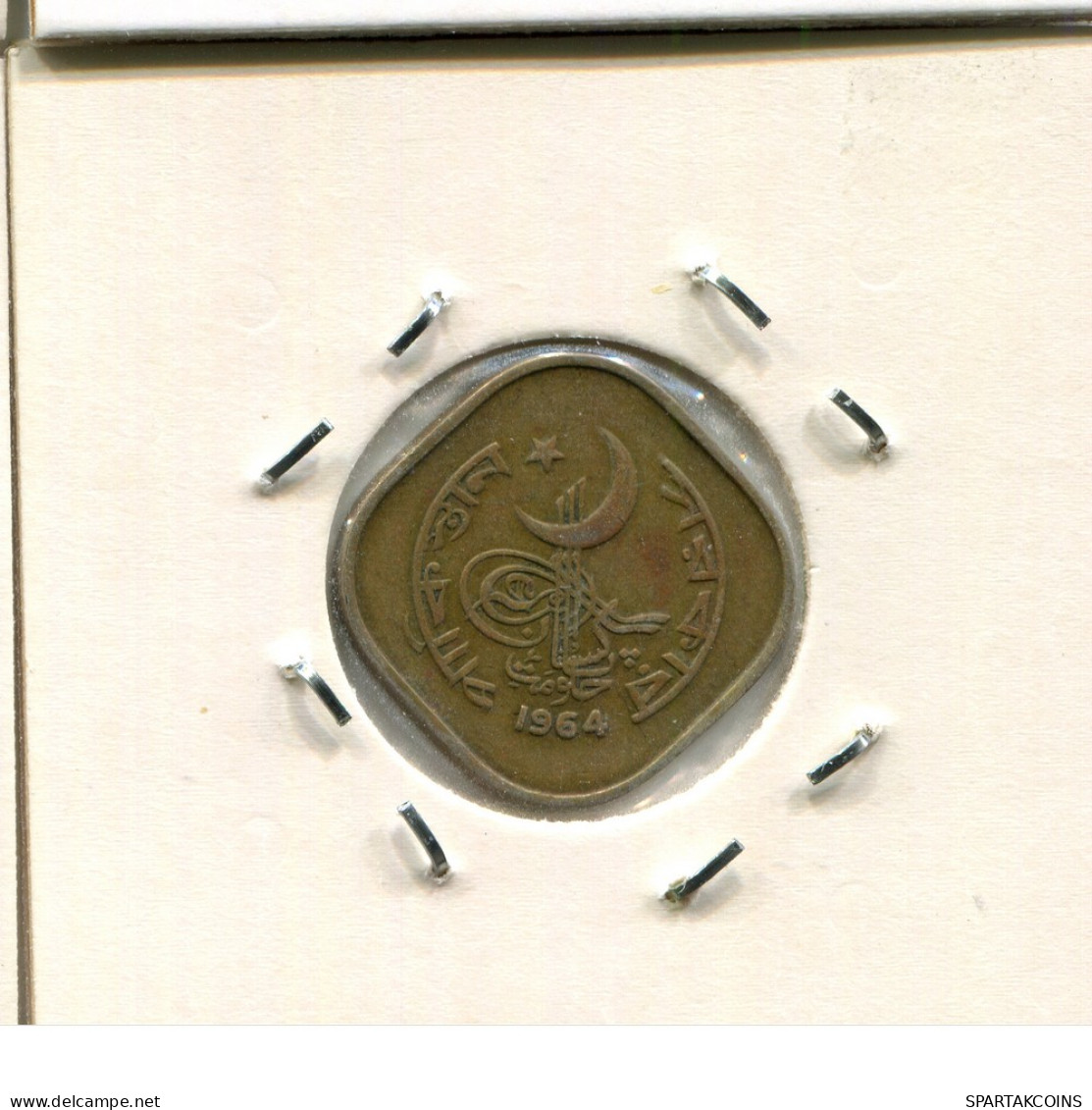 5 PAISA 1964 PAKISTAN Coin #AS078.U - Pakistan