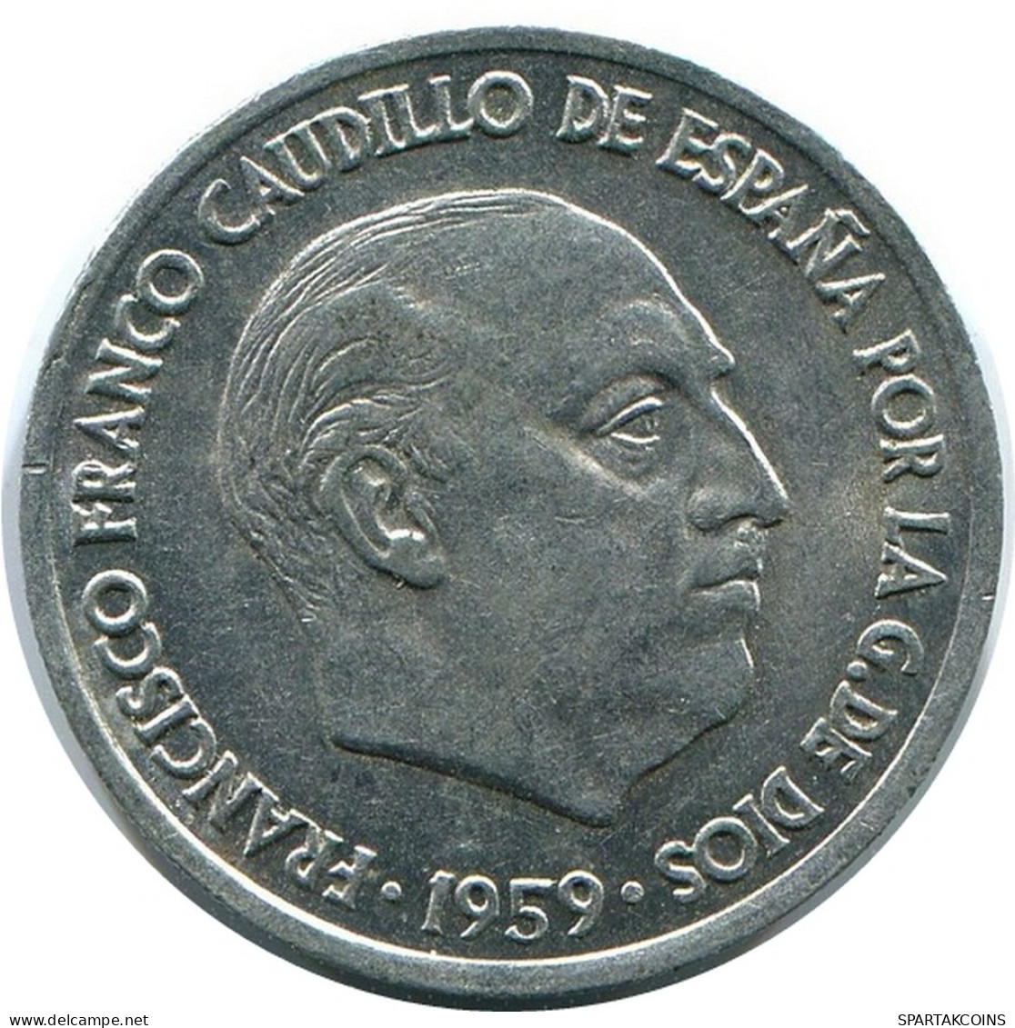 10 CENTIMOS 1959 SPAIN Coin #AR176.U - 10 Centimos