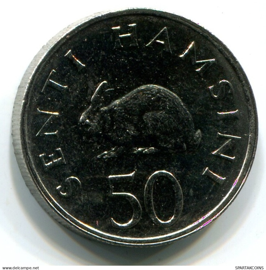 50 SENTI 1990 TANZANIA UNC Rabbit Coin #W10903.U - Tansania