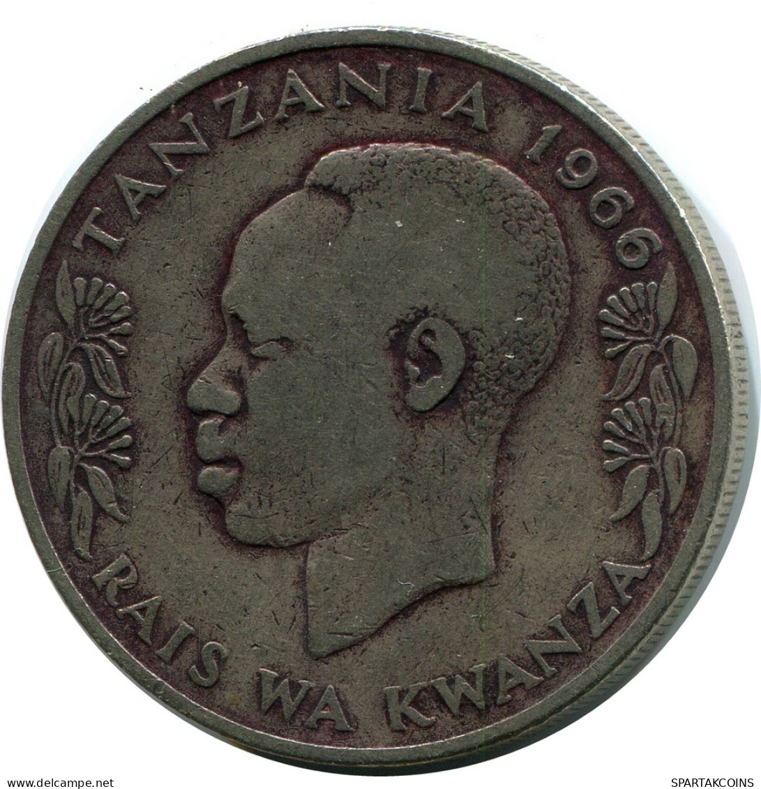 1 SHILLING 1966 TANZANIA Coin #AP945.U - Tanzania