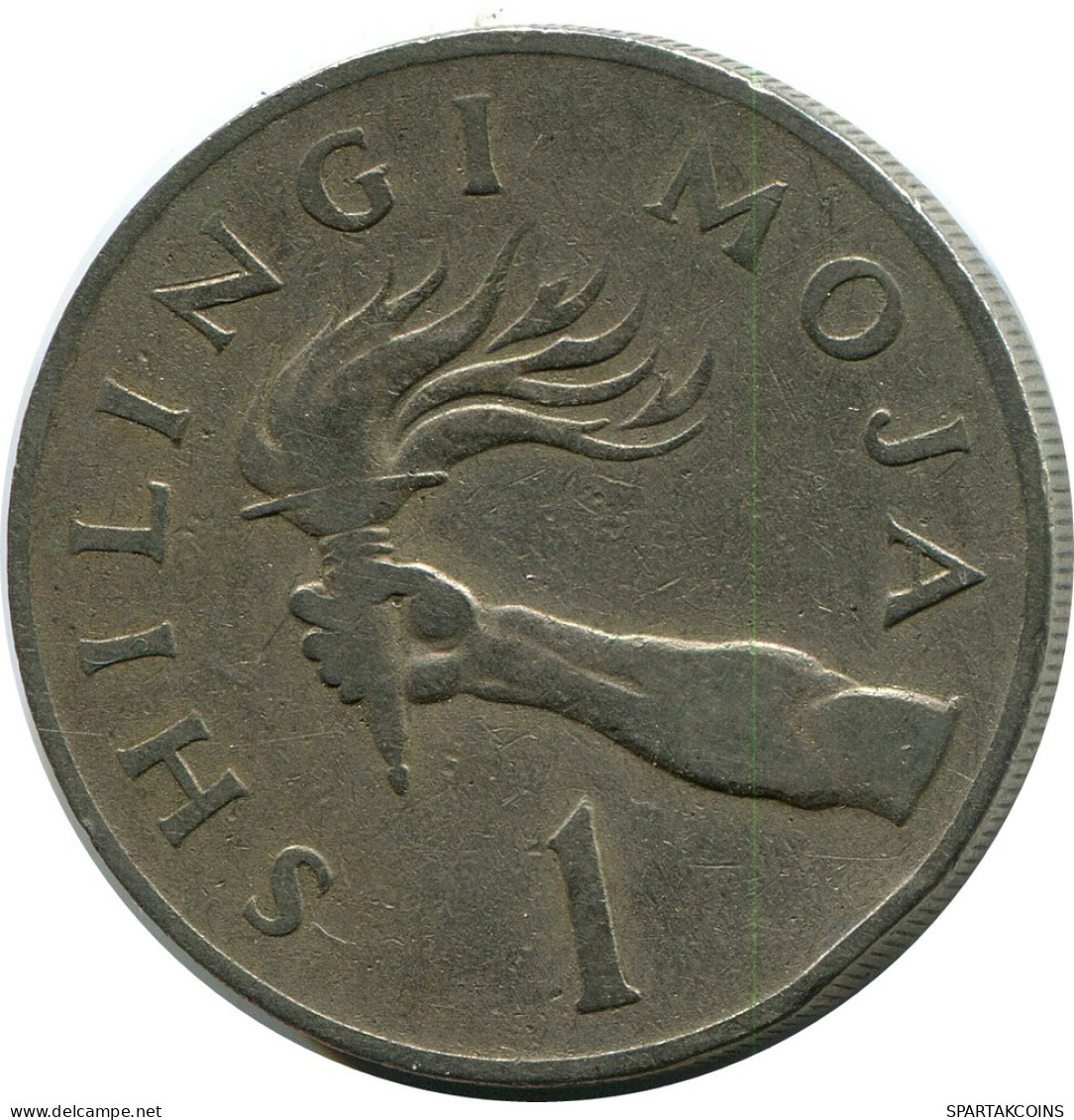 1 SHILLING 1966 TANZANIA Coin #AP945.U - Tanzanía