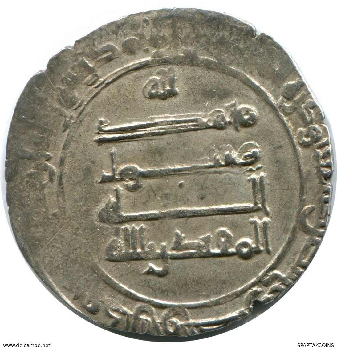 ABBASID AL-MUQTADIR AH 295-320/ 908-932 AD Silver DIRHAM #AH179.45.U - Oriental