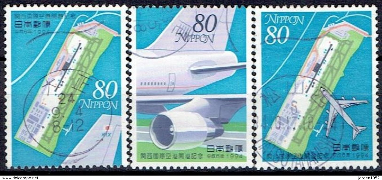 JAPAN # FROM 1994  STAMPWORLD 2295-97 - Usados