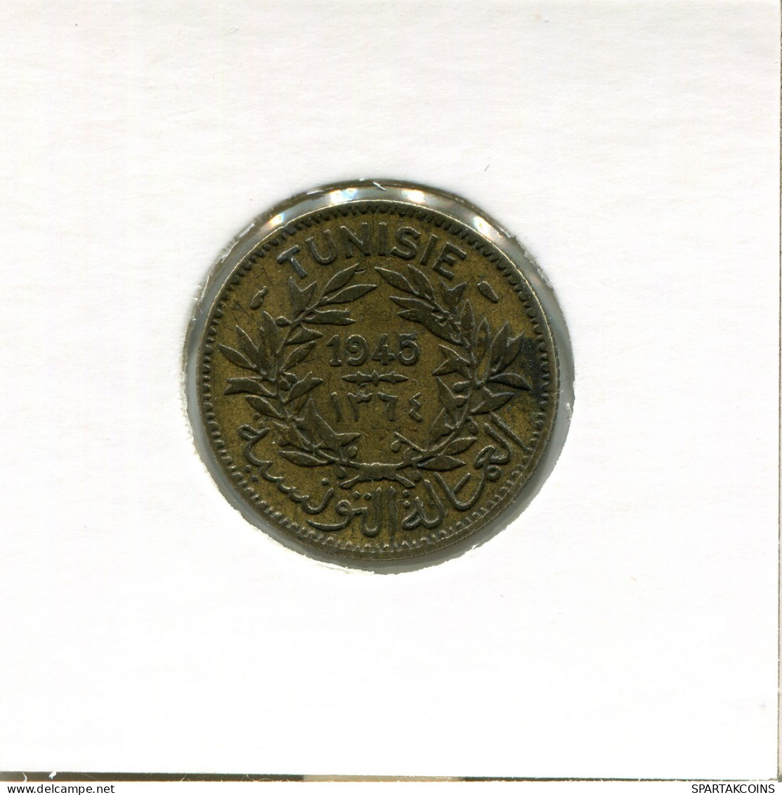 1 FRANC 1945 TUNISIA Coin Muhammad VIII #AP806.2.U - Tunisie