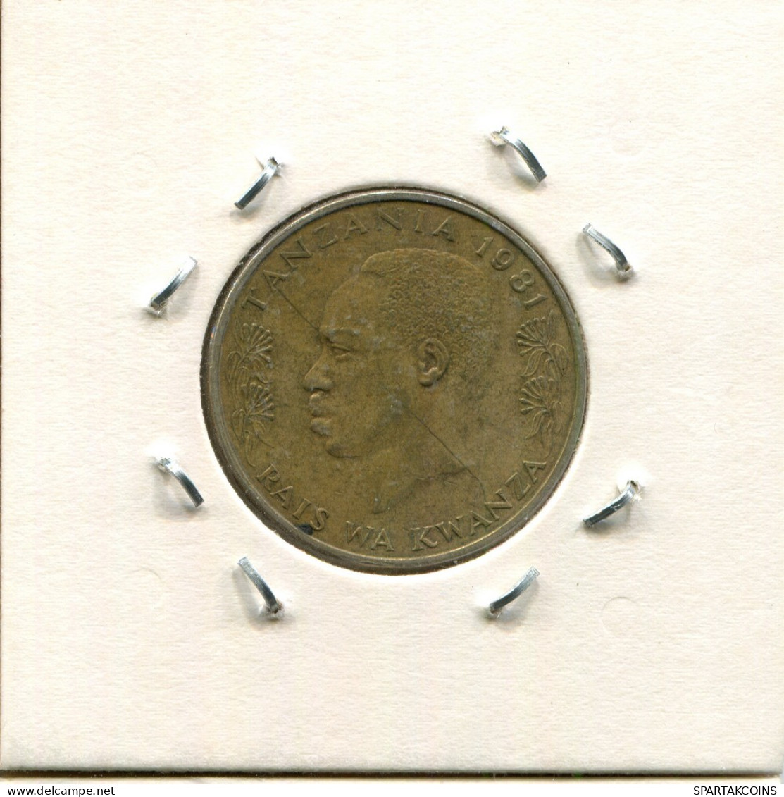 20 CENTI 1981 TANZANIA Coin #AS360.U - Tanzania