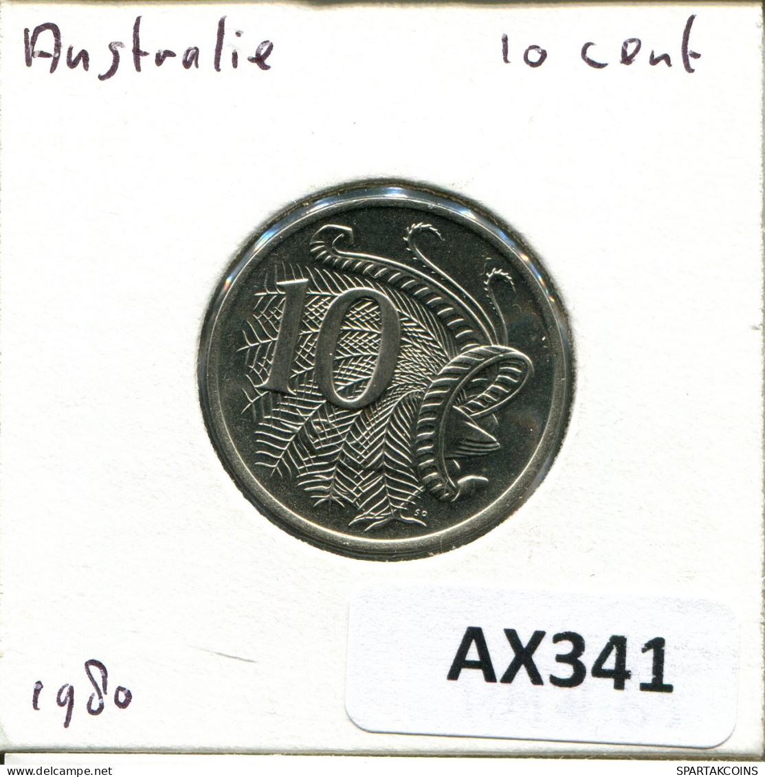 10 CENTS 1980 AUSTRALIA Coin #AX341.U - 10 Cents