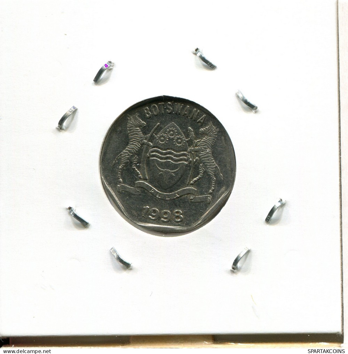 25 THEBE 1998 BOTSWANA Coin #AR301.U - Botswana