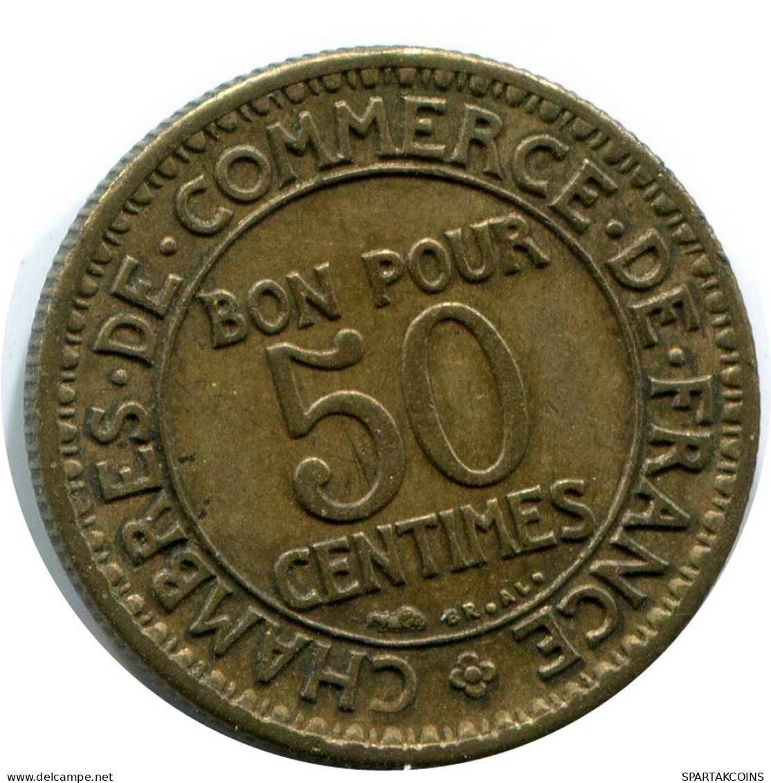 50 FRANCS 1923 FRANCE Coin #AX102 - 50 Francs (goud)