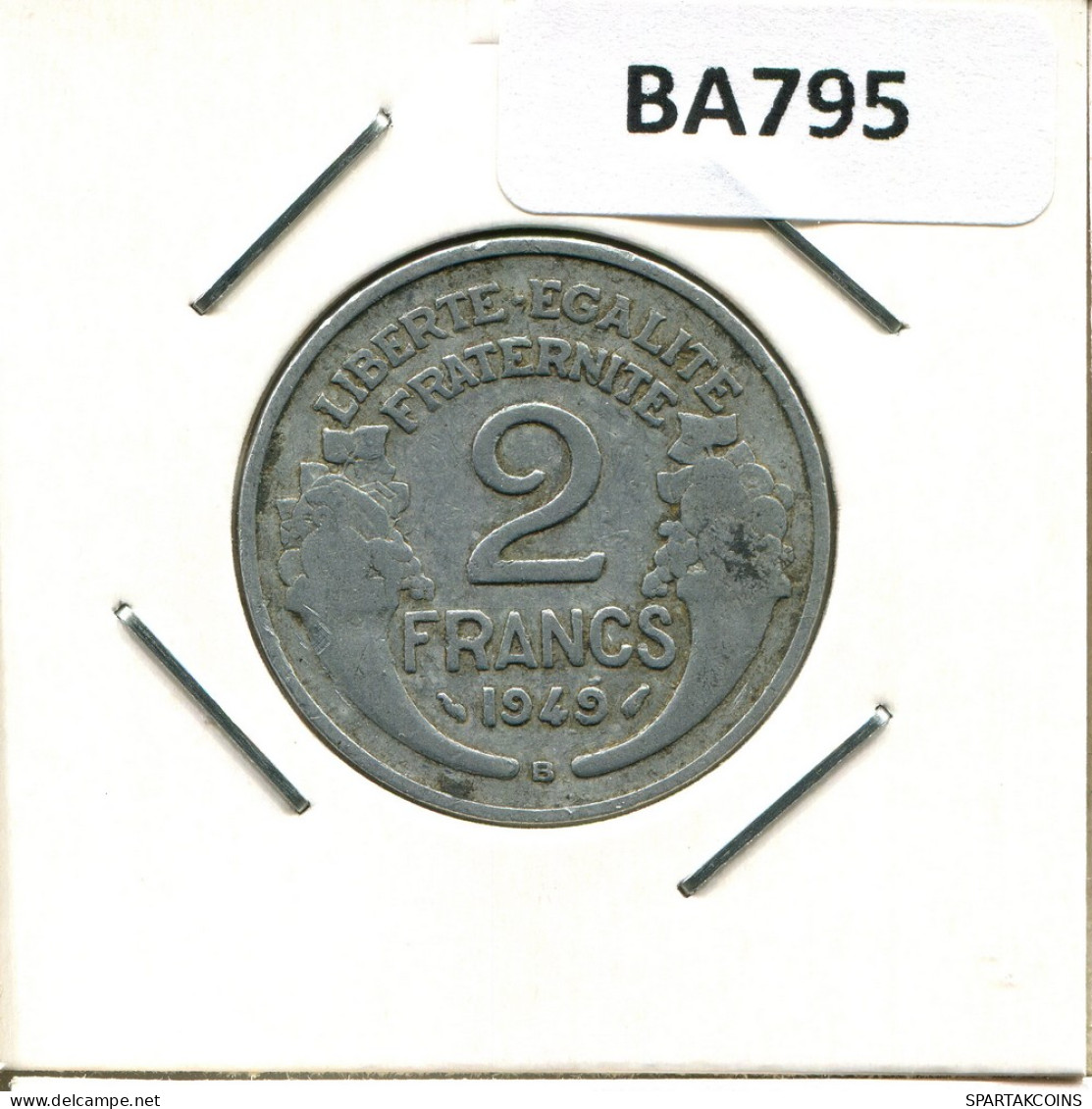 2 FRANCS 1949 B FRANCE French Coin #BA795 - 2 Francs