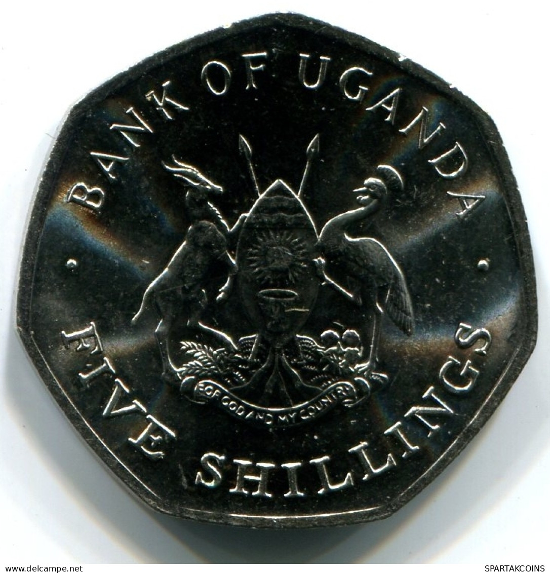 5 SHILLINGS 1987 UGANDA UNC Münze #W11147.D - Uganda