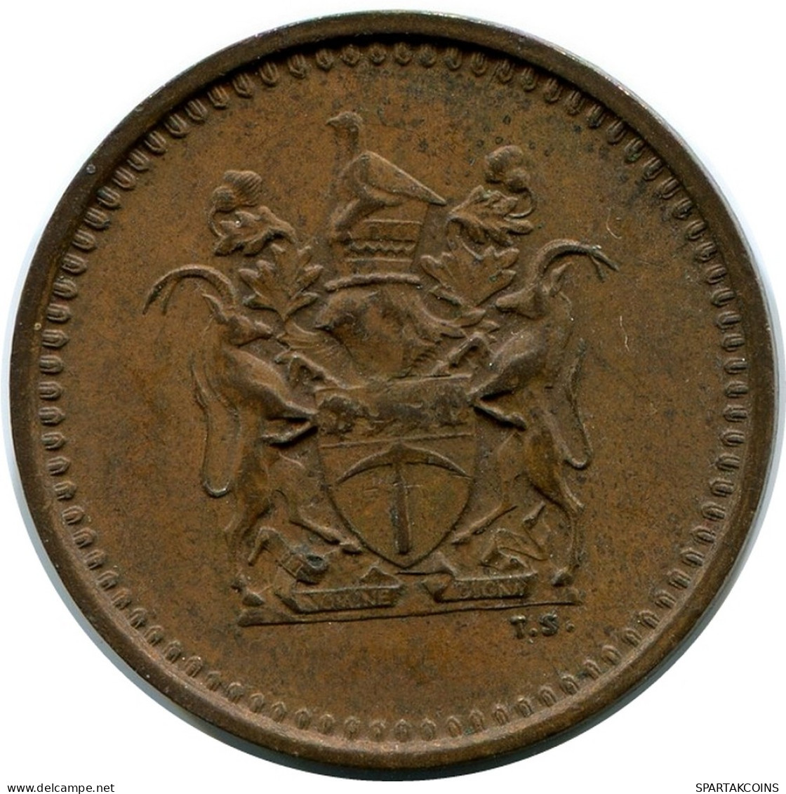 1 CENT 1970 RHODESIEN RHODESIA Münze #AR126.D - Rhodesia