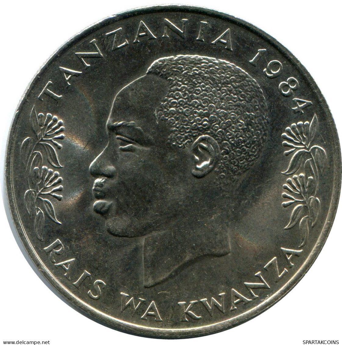 1 SHILINGI 1984 TANSANIA TANZANIA Münze #AZ088.D - Tanzanie