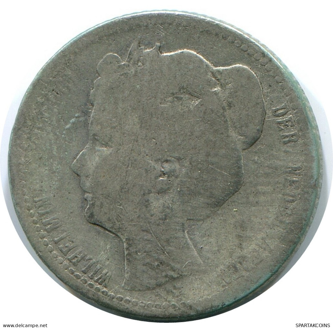 25 CENTS 1901 NIEDERLANDE NETHERLANDS SILBER Münze #AR977.D - Monete D'Oro E D'Argento
