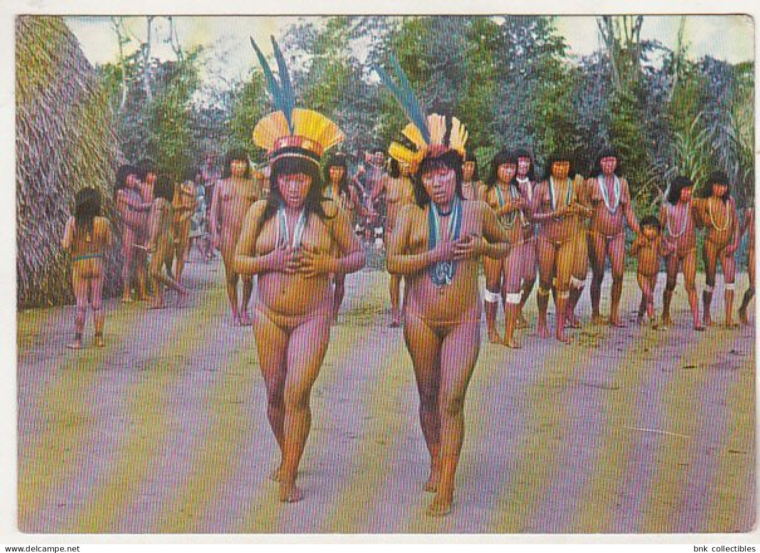 Brasil Used Postcard - Yamaricuma Ritual Dance By Suia And Trumai Women - Amerika