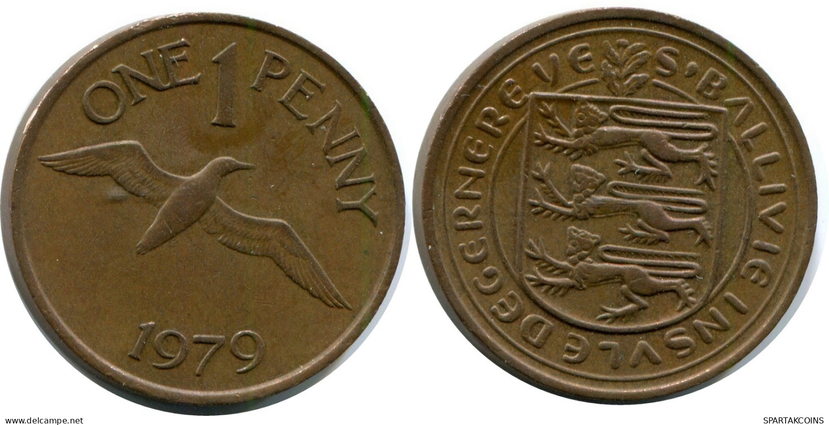 1 PENNY 1979 GUERNSEY Münze #AX905.D - Guernesey