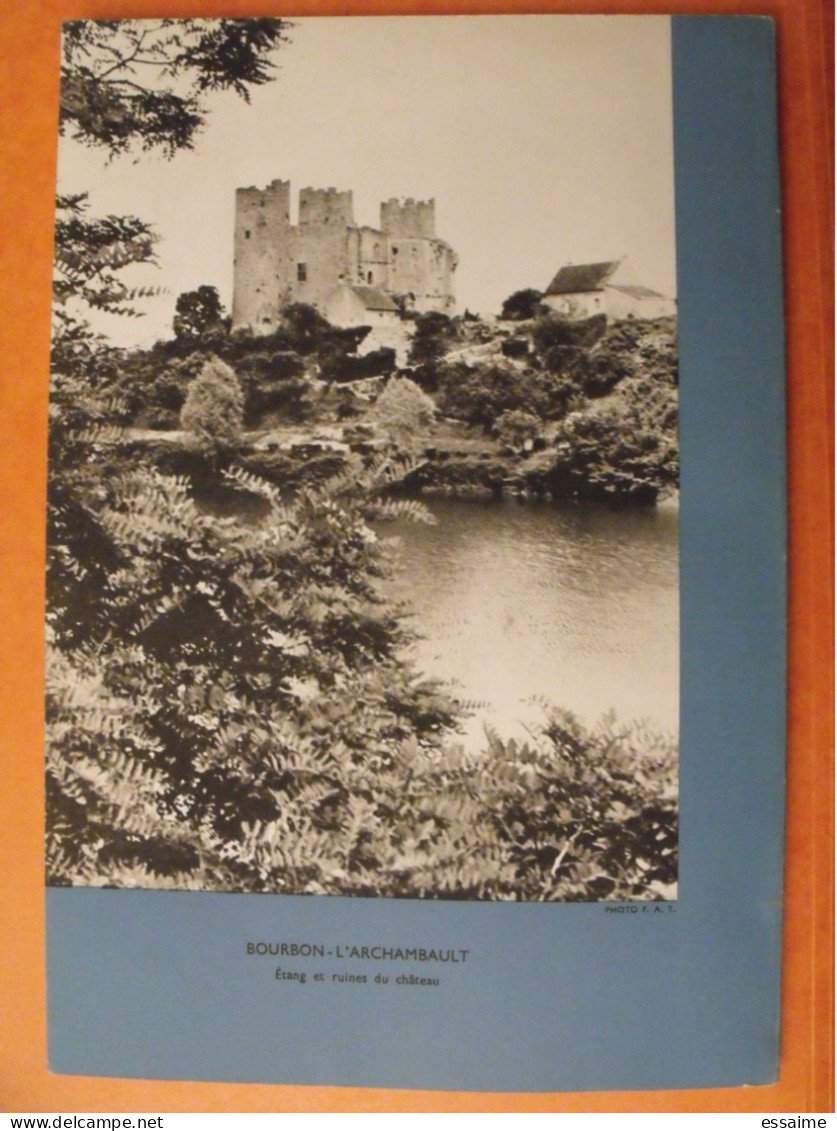 La France à Table N° 134. 1968. Allier. Souvigny Bourbon -l'archambault Moulins Montluçon Agonges Cérilly. Gastronomie - Tourism & Regions