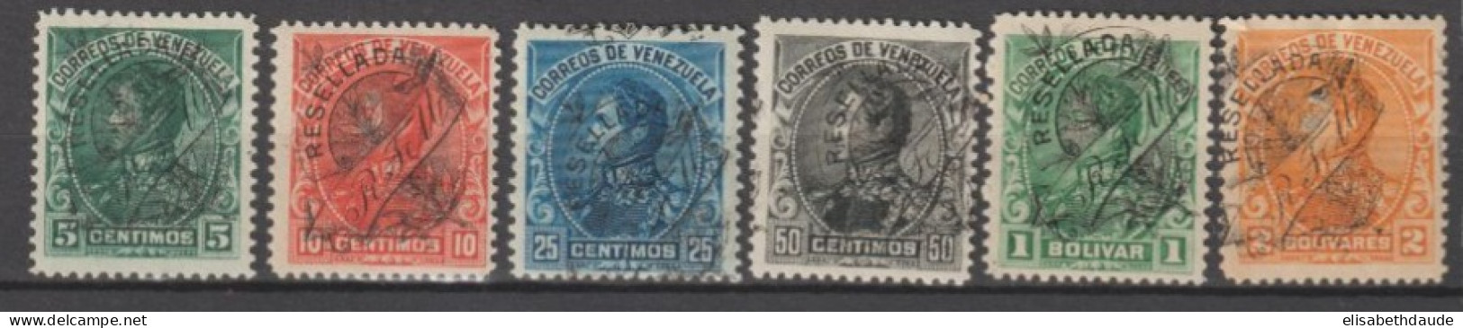 VENEZUELA - 1900 - SERIE COMPLETE YVERT N°65/70 ** MNH (70 * MH)  - COTE = 28 EUR - Venezuela