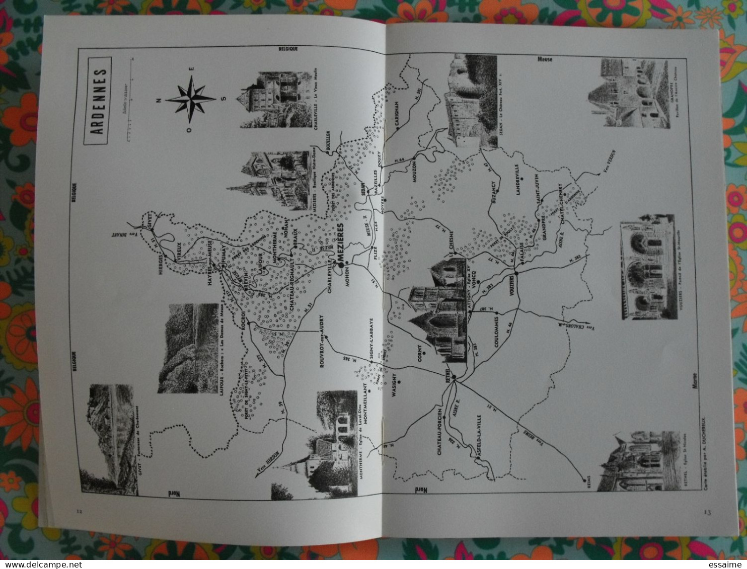 La France à table n° 113. 1965. Ardennes. douzy mouzon mézières charleville vouziers semois renwez flize. gastronomie