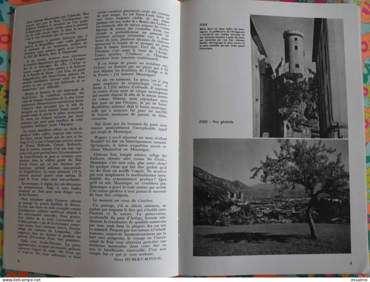 La France à Table N° 156. 1971. Ariège. Foix Andorre Mirepoix Pamiers Saurat Oust Bethmale Ustou Niaux. Gastronomie - Tourism & Regions