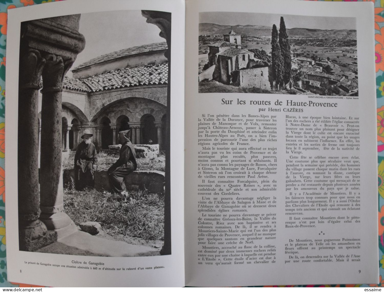 La France à Table N° 143. 1970. Basses-alpes. Moustiers Riez Digne Cazeres Colmars Entrevaux Barcelonnette. Gastronomie - Tourisme & Régions