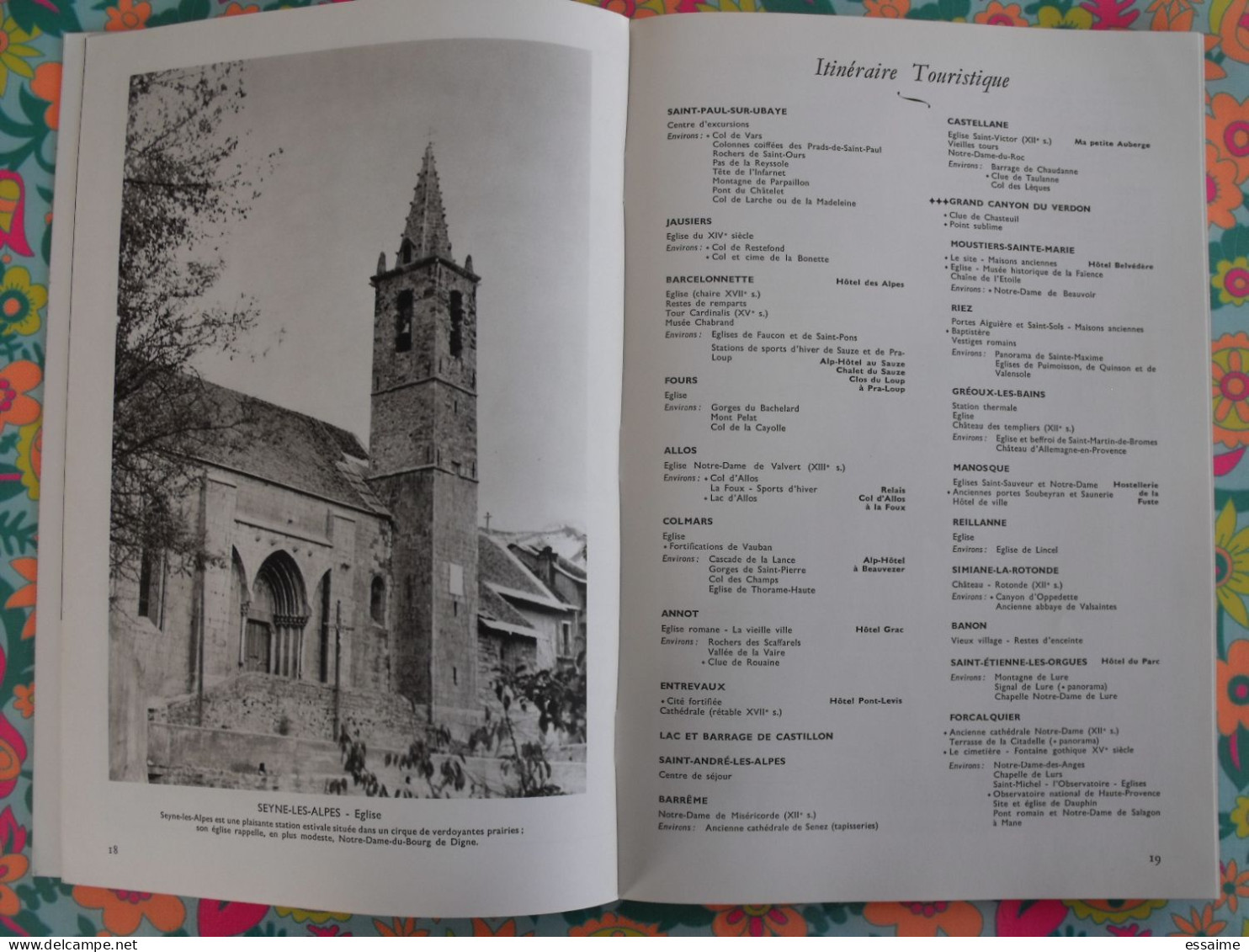 La France à table n° 143. 1970. basses-alpes. moustiers riez digne cazeres colmars entrevaux barcelonnette. gastronomie