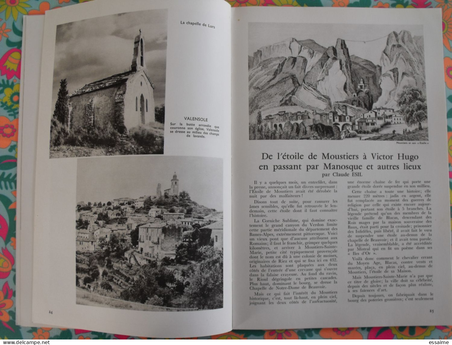 La France à table n° 143. 1970. basses-alpes. moustiers riez digne cazeres colmars entrevaux barcelonnette. gastronomie